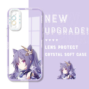 Hontinga Casing Case For Xiaomi 15T Pro 5F Poco F7 5G C71 X3 NFC Poco X3 Pro Poco X4 GT Poco X4 Pro Poco M3 pro 5G 4G Poco F3 PocoM3 Case Transparent Clear Case Genshin Game Soft Silicone Shockproof Rubber Cases Phone Casing Softcase For Girls