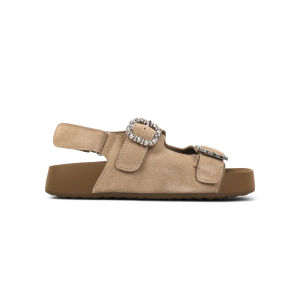 Aesthetic Arch Support Leather Platform High Heel Sandals