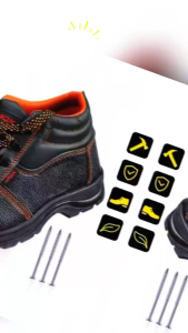 รองเท้าความปลอดภัยของผู้ชาย รองเท้าหัวเหล็กของผู้ชาย รองเท้าบูทสำหรับผู้ชายที่ทันสมัย รองเท้าทำงานของผู้ชาย รองเท้าบูทแข็ง