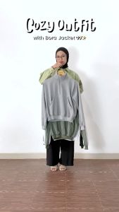 Ghanimi -  Bora Jacket Olahraga / Sport wear / Jaket Lari / Jaket Polos / Jaket Sleting / Hoodie Olahraga