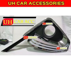 TOYOTA FORTUNER 2016 - 2021 FOG LAMP COVER  DRL DAYLIGHT ( 2 Function )