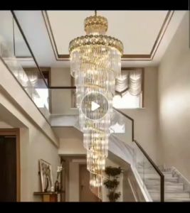 CT163A094 SOTMIA โคมไฟสูง โคมไฟโถงบรรได โคมไฟกลางห้องนั่งเล่น โคมไฟระย้า โคมไฟโมเดิร์น โคมไฟพร้อมติดตั้ง