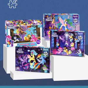 【WJ】Childrens Horizontal Puzzle Toys educa Little Pony Peppa Pig Puzzle Toys Early Learning Brain Development Puzzle toy for Kids Gift