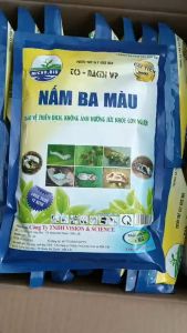 1Kg NẤM BA MÀU Nấm ký Sinh Trừ Sâu Rầy Rệp Sáp Nhện Đỏ Sùng Đất - Gói 1kg