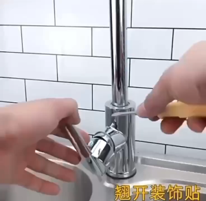 【READY STOCK】Faucet Single Metal Lever Handle/Faucet Alloy Chrome/Kitchen Washbasin Handle/Basin Tap Replacement Cover