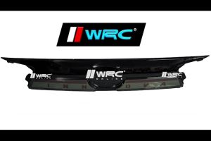 Toyota Innova 2016 - 2022 Rear Centre Garnish With Dynamic Light ( Black + Smoke ) ( Red Wording )