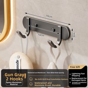 MOSHANG | Strong No-drilling Wall Hook for Bathroom