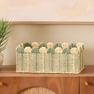 Organization Basket for Clothes Snacks Toys Miscellaneous Paper Rope Weaved