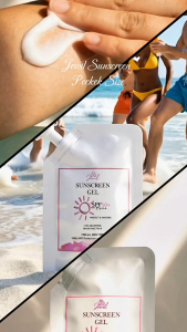 Travel size Jewil Sunscreen Gel SPF 50+ PA+++ 20g - Anti Oxidants Normal & Sensitive Skin Types