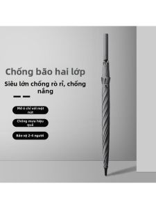  YYBAIO | Automatic Long Handle Extra Large Reinforced Thick Windproof Straight Umbrella