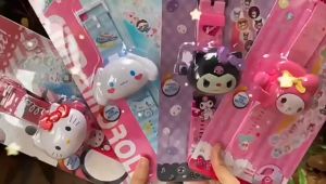 Jam Tangan Anak Laser Proyektor ( LED) Kepala Jumbo Karakter SANRIO PATRICK LOTSO DLL A002