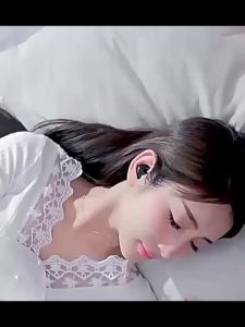 RUIYAN | TWS New Bluetooth Earplug In-ear Wireless Sleep Headphone Round Portable Touch Power Digital Display Long Battery Life Earphones