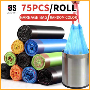 15pcs/Roll Thickened Garbage Bag Disposable Plastic Bag Household Kitchen Garbage Bag Drawstring