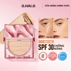 Phấn Phủ Lì 2 Trong 1 Chống Nắng Che Khuyết Điểm Cao Lâu Trôi Chống Nước Không Dầu Dạng Compact Phù Hợp Với Mọi Loại Da