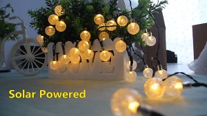 12M/5M Solar String Lights outdoor waterproof with 8 Modes for home Christmas Party Decor