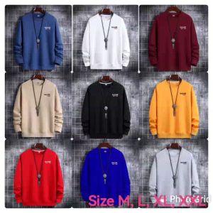 Diskon Spesial Sweater Keren Crewneck Cowok Elegan