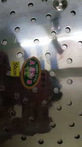 Rổ Inox lổ lớn có chân dày dặn chất lượng sáng bóng từ size 42cm đến 50cm