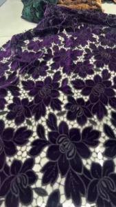 SMVP | African Groom Embroidered Sequin Lace Fabric 5 Yards French Nigerian Beaded Wedding Dress Sewing Material for Bridesmaid Dresses