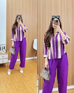 One Set GG Setelan Wanita Kekinian Rayon Premium
