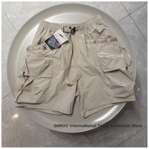 Loose Fit Outdoor Mens Shorts Breathable Lightweight Summer Fashion City Style Five Inch Pants with Pockets Straight Leg