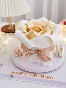 Copyright Birthday Cake Electric Rotate Transport Platform Display Plate Single Layer Multi-Layer Baking Dessert Turntable Base Support Booth