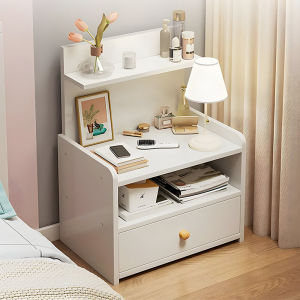 Meja Nakas Kecil Laci 2 Susun / Meja Sudut/ Nakas Minimalis/ Meja Samping Tempat Tidur CTG 13 / 14
