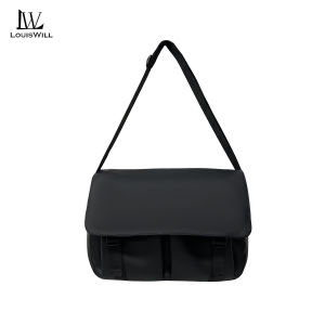 LouisWill Fashion Men Women Bags Shoulder Bag Large Capacity Waterproof Crossbody Bag Casual Messenger Bag Casual Sport Street Bag for Travel Outdoor Without Pendants