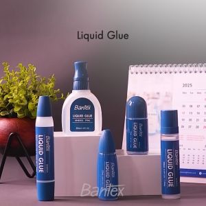 Bantex Lem Cair Transparan 35 ml / Liquid Glue Dengan 2 Aplikator Cepat Kering BH8004