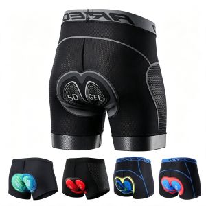 Silicone Padded Mens Cycling Underwear Quick-Dry Shorts