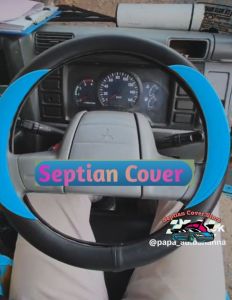 Cover setir mobil truk Mitsubishi canter / sarung setir Mitsubishi truk canter berkualitas