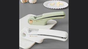 Garlic Press Machine 4 in 1/ Alat Penghancur Bawang Dan Pengupas Buah / Alat Untuk Bawang Sekaligus Pengupas Kulit Buah