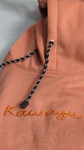 KAWAGE - KAWAGE Sweater Hoodie Jumper Bordir Timbul Pria Wanita