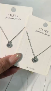 Tyrell Imported S925 Zircon Silver Necklace ‘’4‘’ | 进口S925锆石银套链