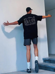 American Style Sport T-Shirt Casual Basketball Short Sleeve Quick Dry Breathable Fitness Training Shooting Suit Trendy Base Shirt