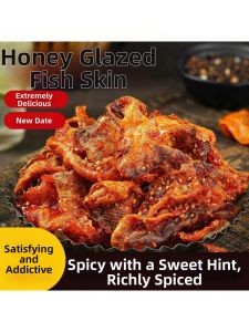 Honey-spicy Crispy Cod Skin Snacks