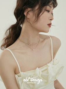 Jardin Monet French Style Twin Pearl Necklace