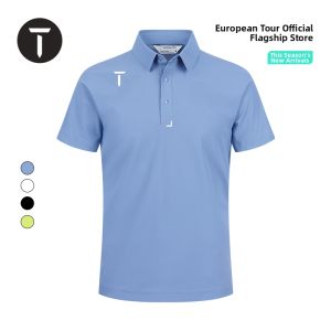 EUROPEAN TOUR | Mens Lightweight Breathable Sun Protection Polo Shirt