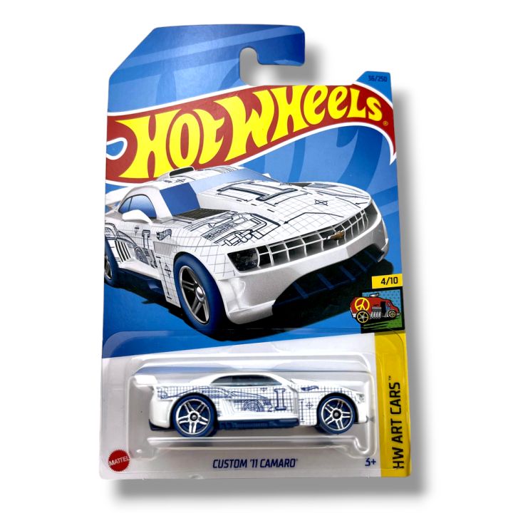 Hot Wheels Custom 11 Camaro (Art Cars) 1:64 scale model New