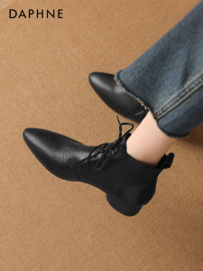 Daphne | Pointed Toe Thick Heel Spring Boots