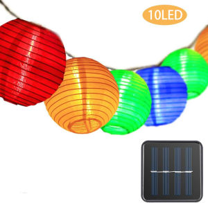 Solar Power Lantern String Lights Christmas Decorative Hanging LED Lights Christmas Lights Outdoor for Yard Garden