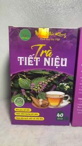 Hộp 40 gói trà tiết niệu Bảo Khang xóa tan tiểu buốt tiểu rắt tiểu không tự chủ đau đường tiết niệu thận yếu