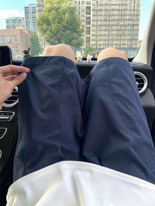 Quần Short Thể Thao Nhanh Khô Ice Silk Mỏng Thường Ngày Mùa Hè Cho Nam Quần Ống Đứng Thoáng Khí Cạp Vừa Dài Đến Giữa Bắp Chân