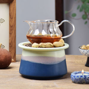Nồi Nấu Trà Bằng Gốm Sứ Mộc Hương Nồi Đun Sôi Bằng Gốm Đáy Nến Nồi Nấu Trà Nhà Hàng Khách Sạn Hạt Dẻ Và Quả Cam