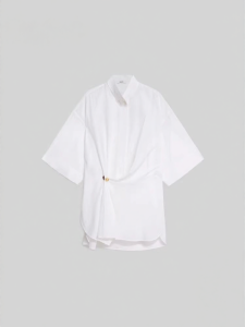 edition | Autumn New Design Silk-Cotton Loose Wrap Shirt