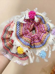hellocandy | Colorful Crocheted Tassel Shell Headband