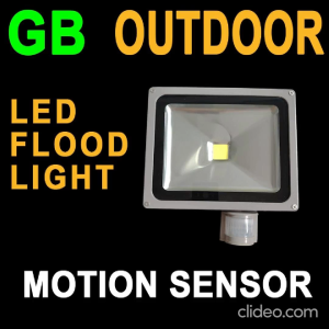 LED 10W/30W/50W Motion Sensor High Lumens Flood Light