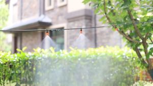 DIY ชุดพ่นหมอก 50 หัว/40 เมตร รดน้ำต้นไม้พ่นหมอก รดน้ำต้นไม้ ระบบครบชุด ชุดรดน้ำต้นไม้อัตโนมัติ 30 เมตร 50 หัว