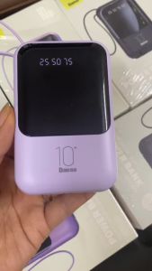 Pin sạc dự phòng Baese 10000 mah liền dây sạc nhiều thiết bị bảo hành 1 năm