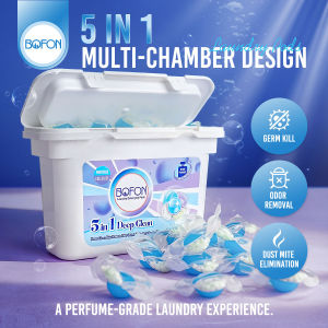 BOFON Laundry pods Bead Capsules Long lasting Fragrance 5-in-1 Liquid Detergent 7g*30pcs
