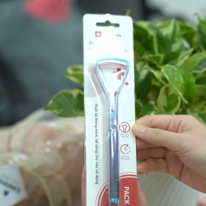 Cạo lưỡi vệ sinh lưỡi DrKam cao cấp làm sạch loại bỏ hôi miệng bộ 2 chiếc dùng cho cả gia đình
